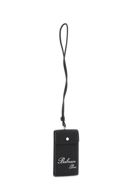 Phone Holder With Logo  - Black