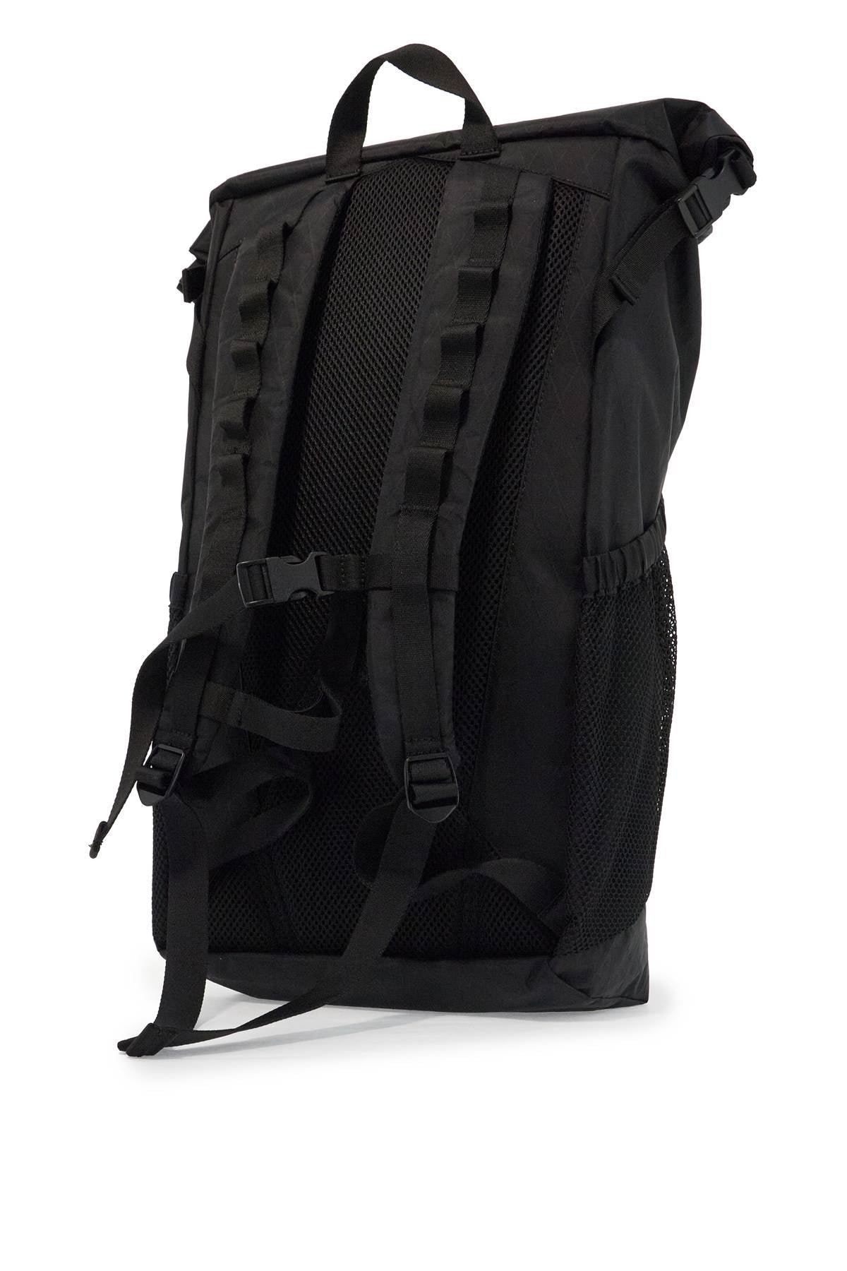 Rolltop Backpack Made Of X  - Black