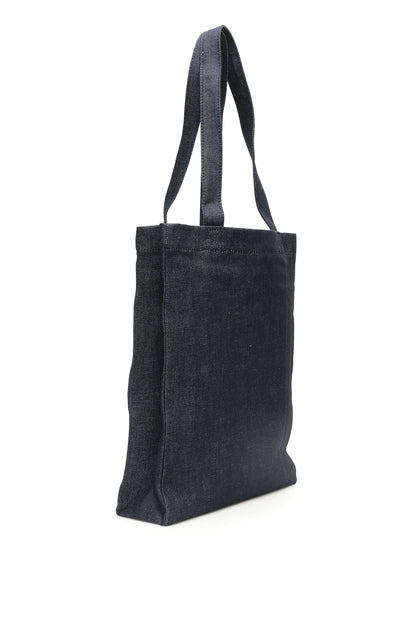 Laure Denim Tote Bag  - Blue