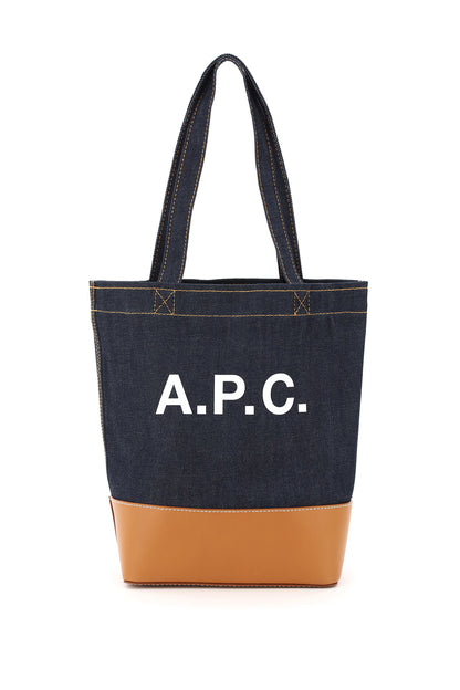 Axel Small Denim Tote Bag  - Blue