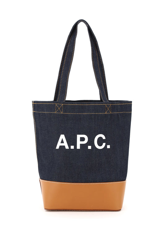 Axel Small Denim Tote Bag  - Blue