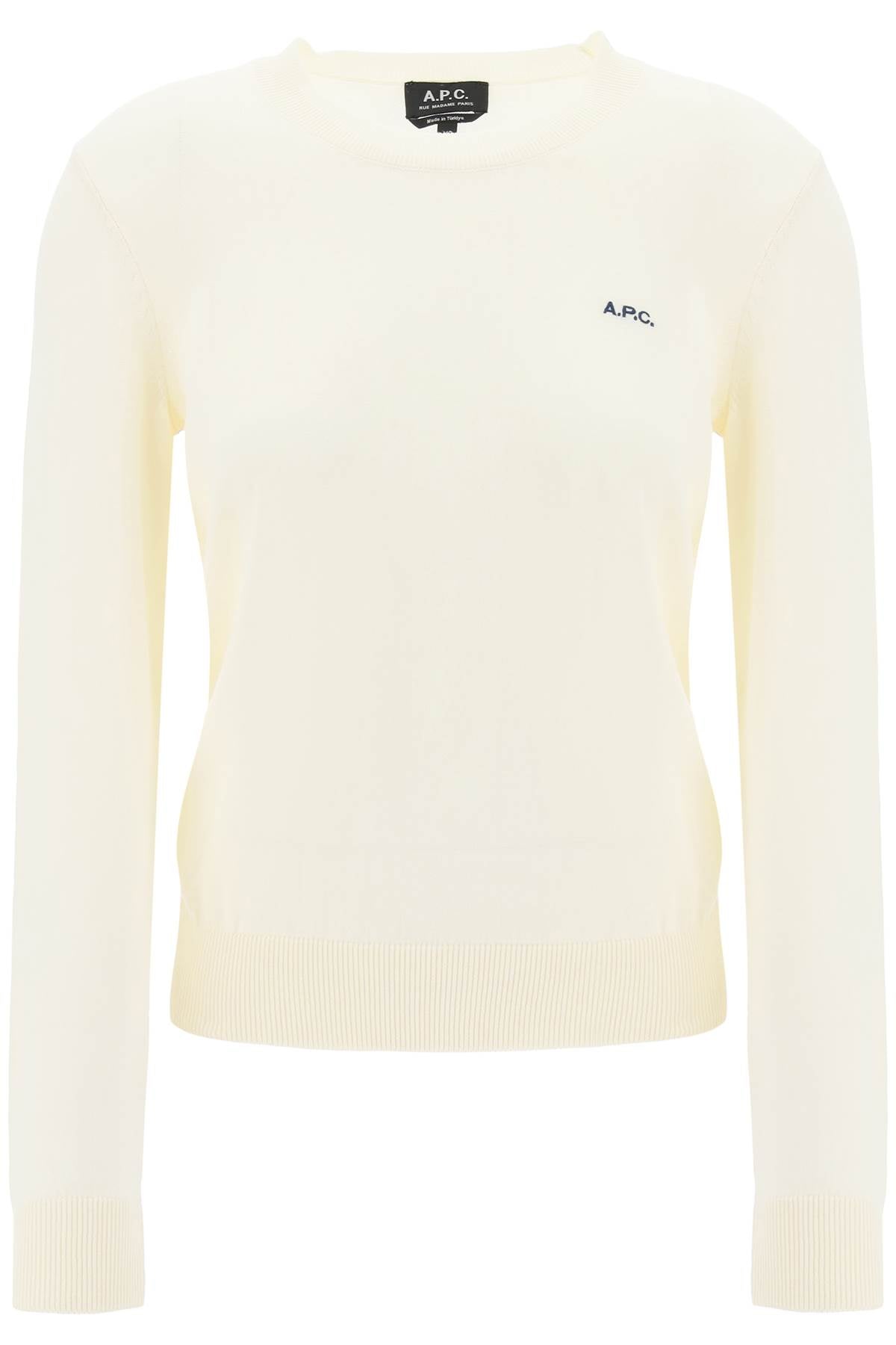 Cotton Victoria Pullover Sweater  - White