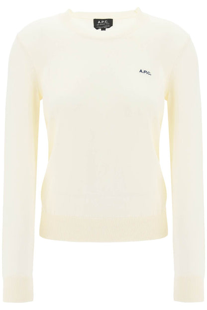 Cotton Victoria Pullover Sweater  - White