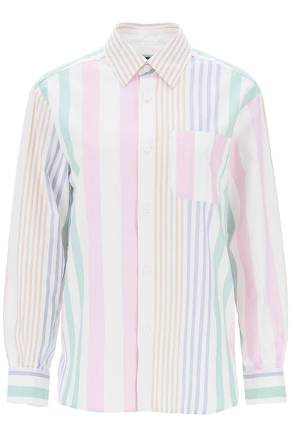 Sela Striped Oxford Shirt  - Multicolor