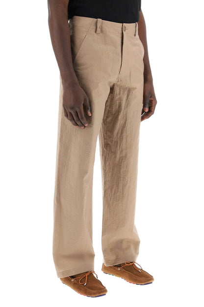 Mathurin Crepe Pants  - Brown