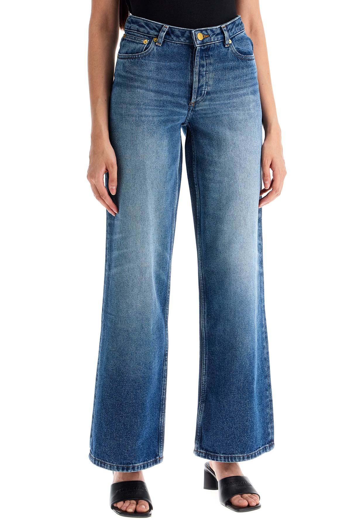 Straight-cut Elisabeth Jeans  - Blue