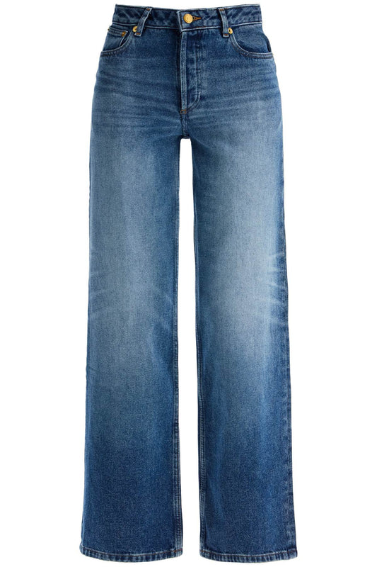 Straight-cut Elisabeth Jeans  - Blue