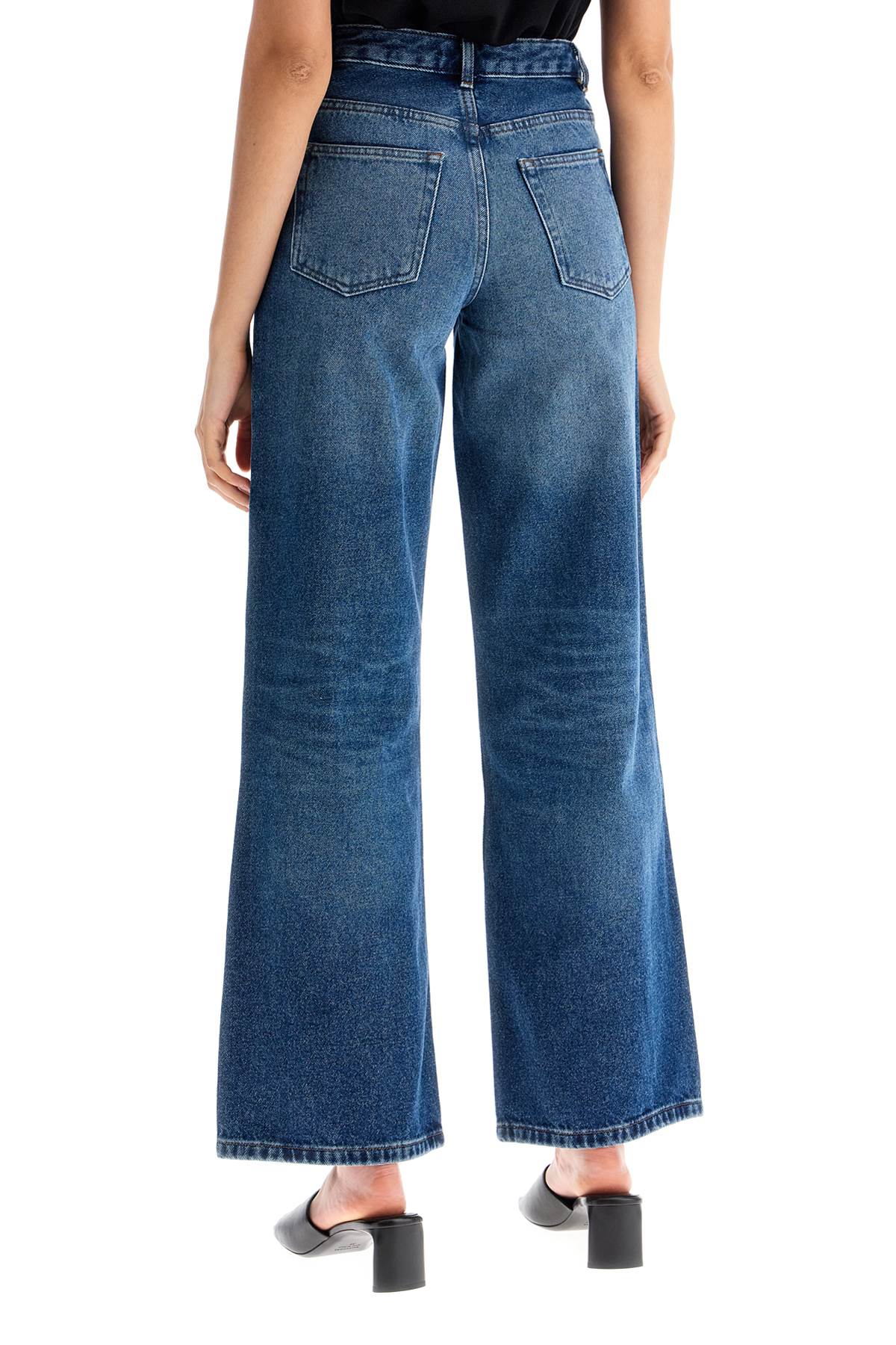 Straight-cut Elisabeth Jeans  - Blue