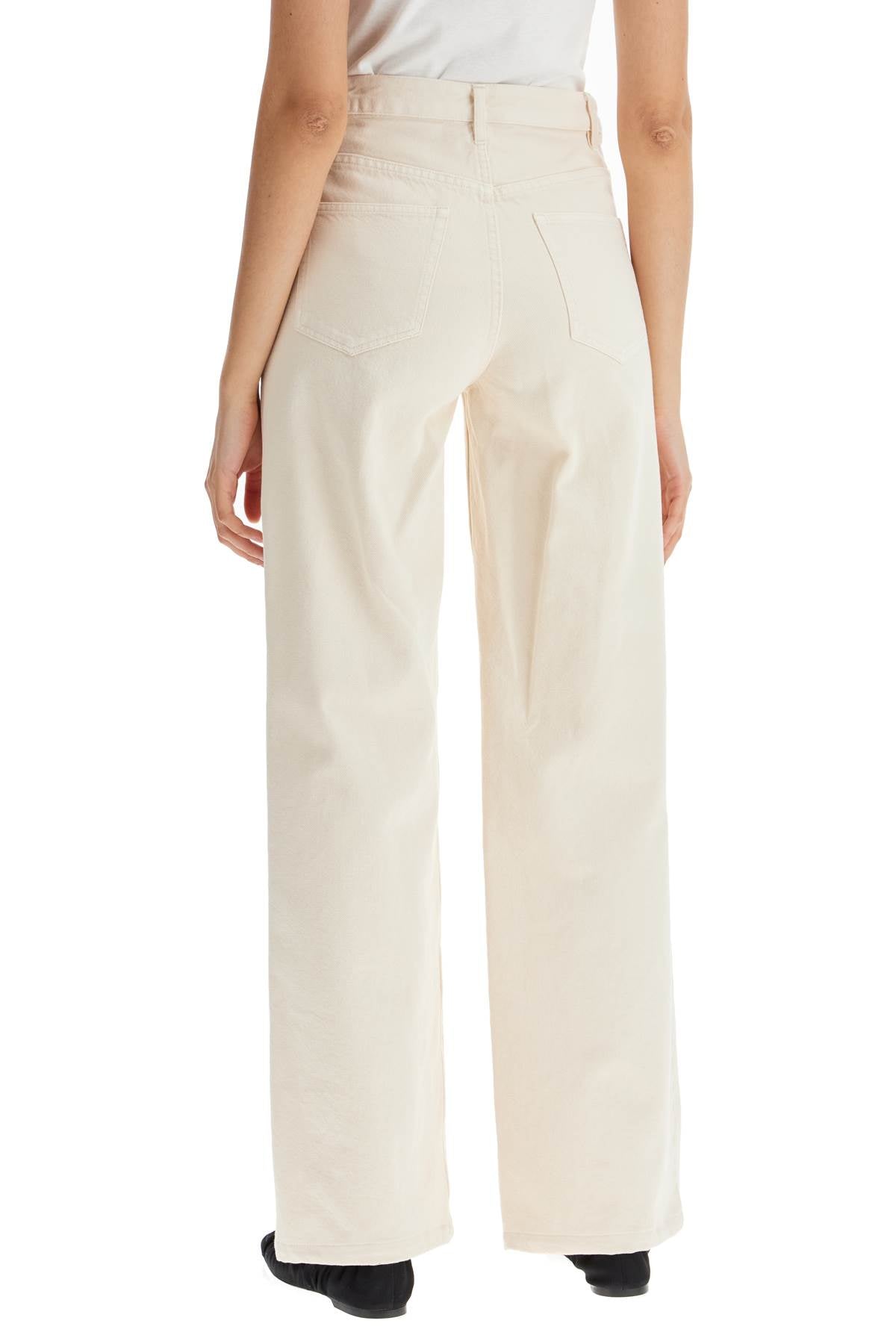 Straight-cut Elisabeth Jeans  - White