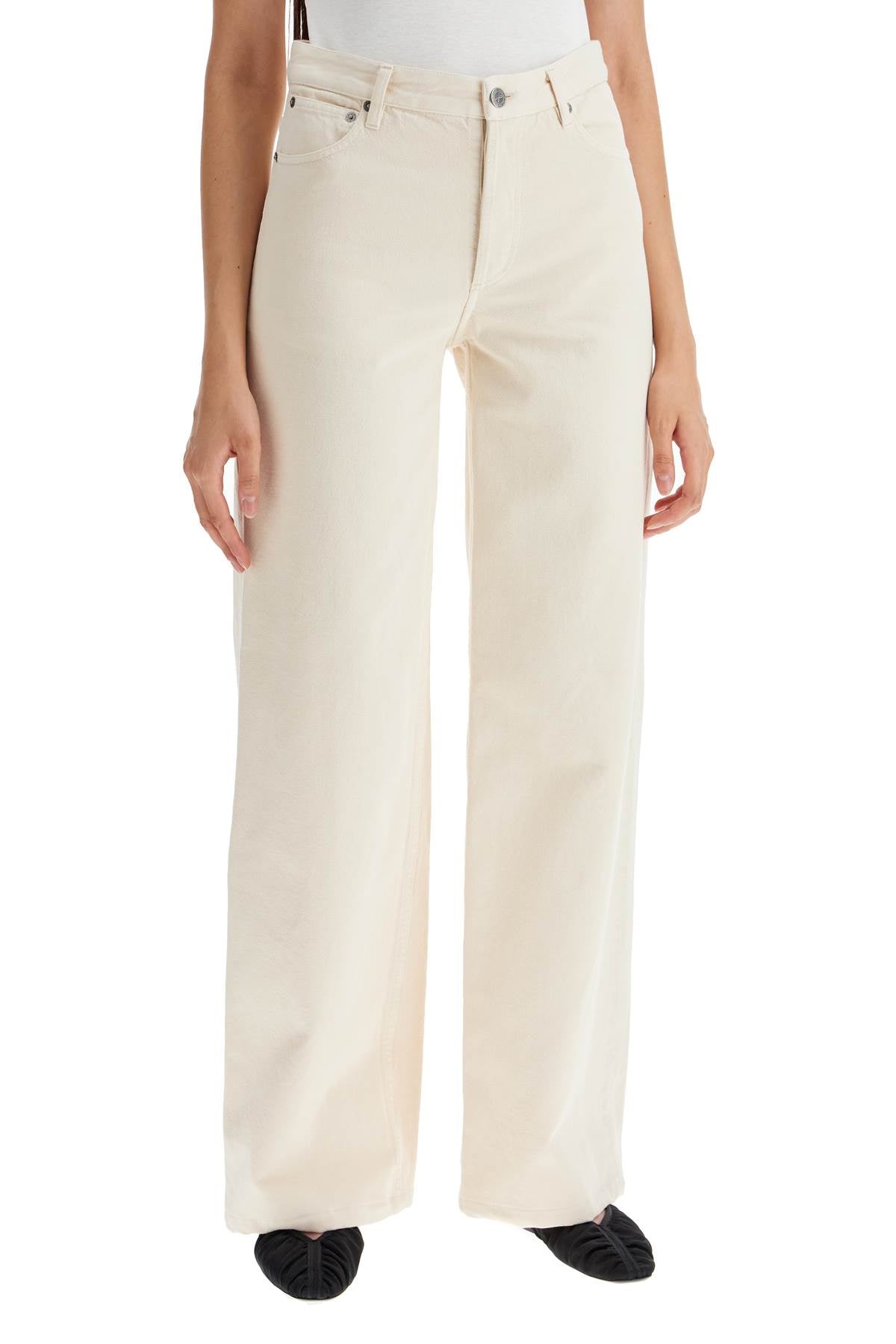 Straight-cut Elisabeth Jeans  - White