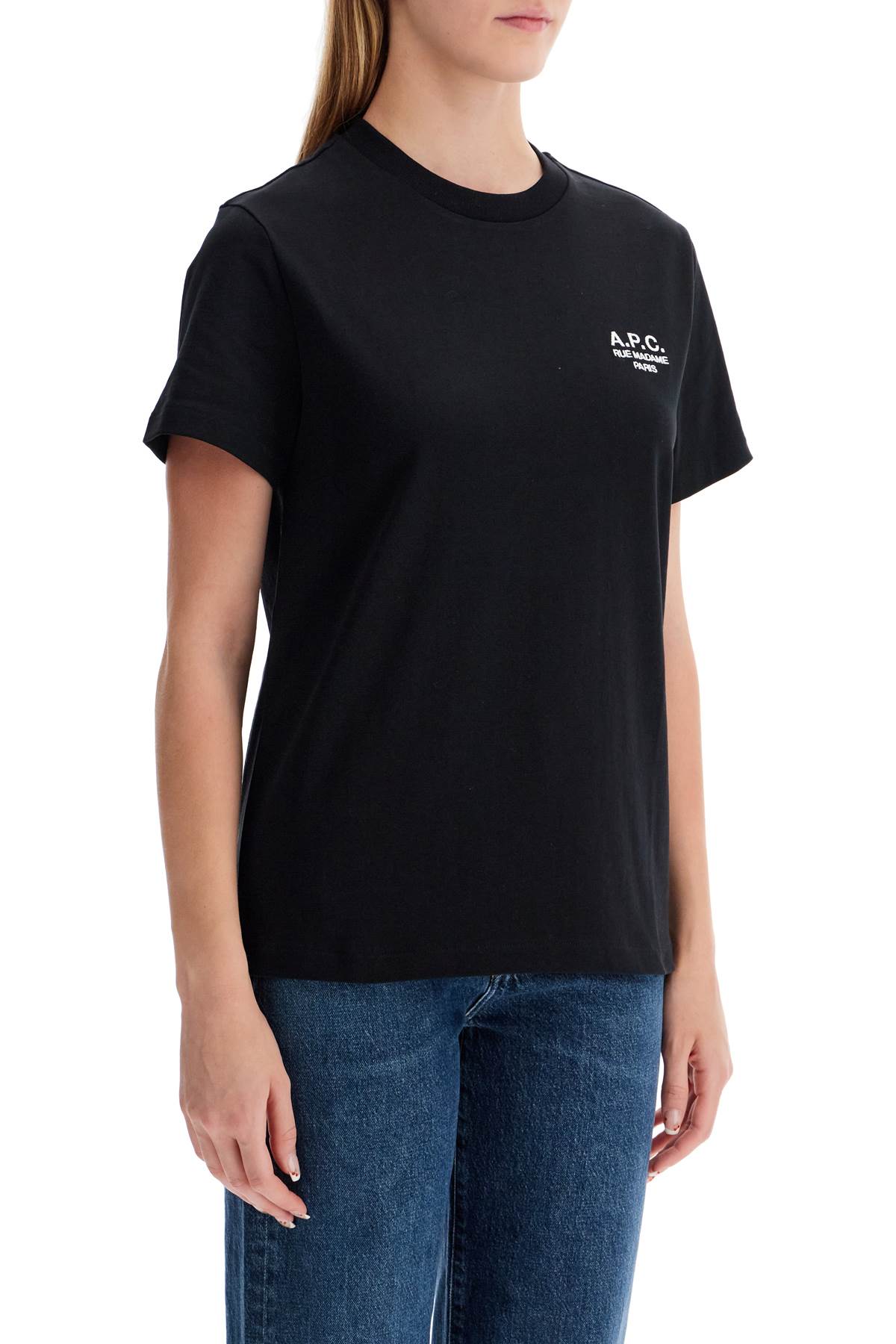 Organic Cotton Rue Madame T-shirt In  - Black