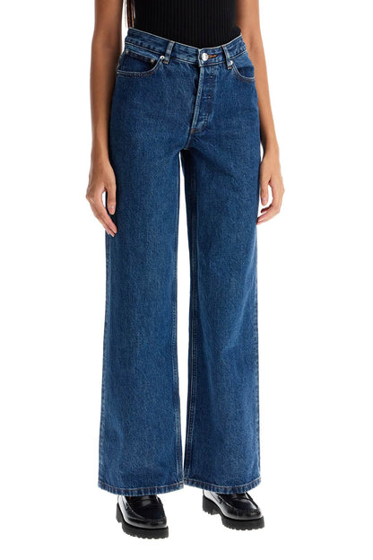 Straight-cut Elisabeth Jeans  - Blue