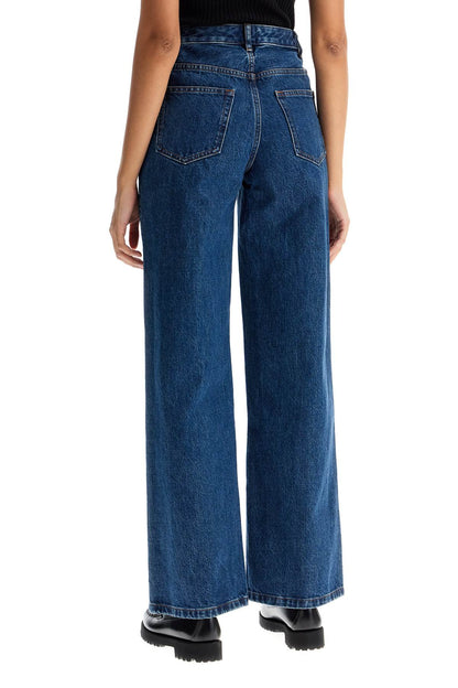 Straight-cut Elisabeth Jeans  - Blue