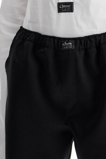 Twill Boxer Shorts For Men  - Black