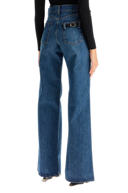 Wide Leg Jeans  - Blue