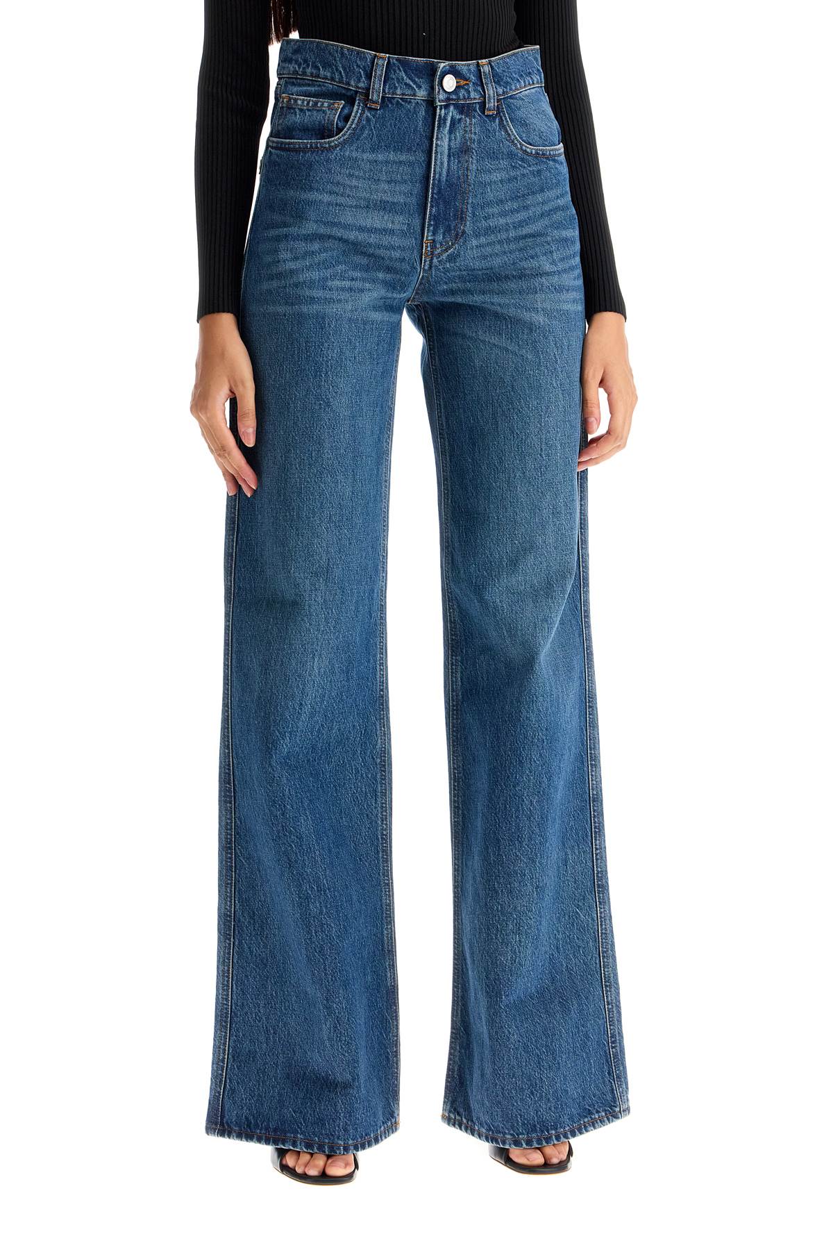 Wide Leg Jeans  - Blue