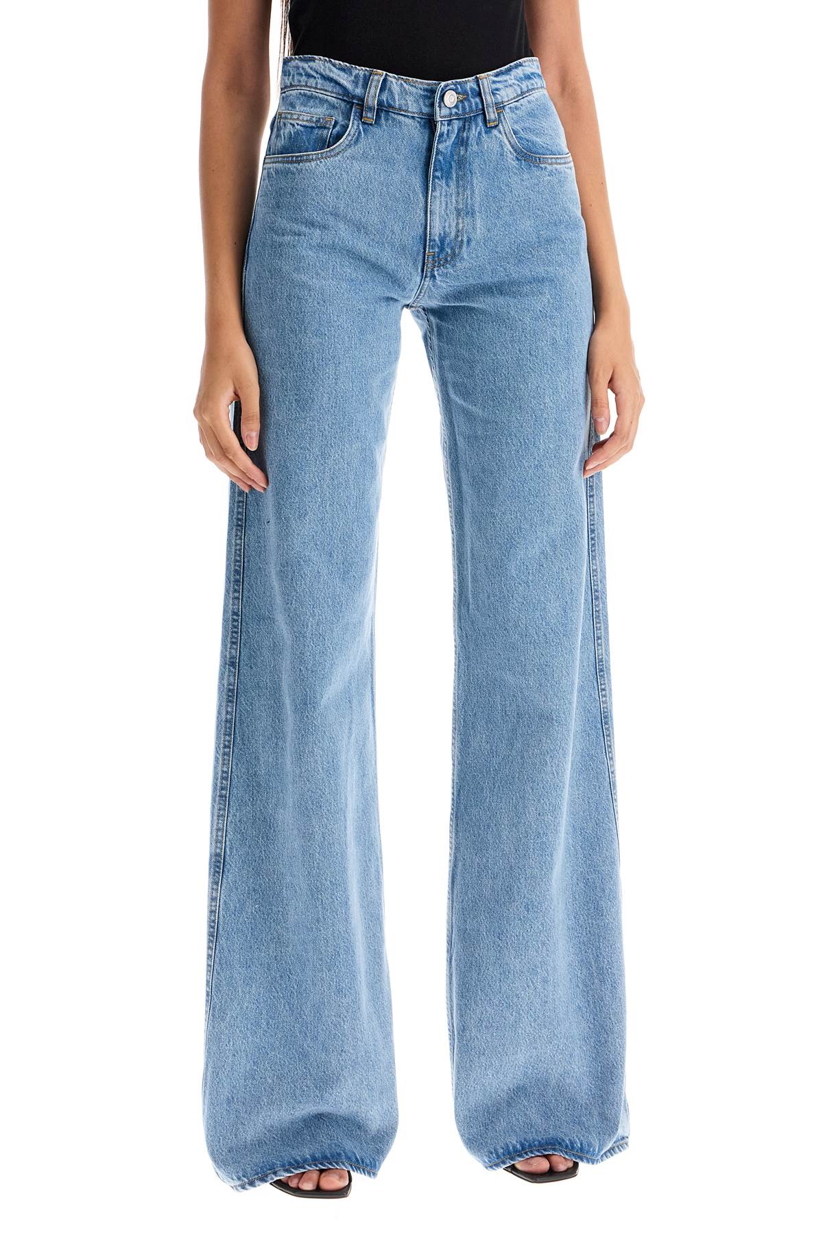 Wide Leg Jeans  - Light Blue