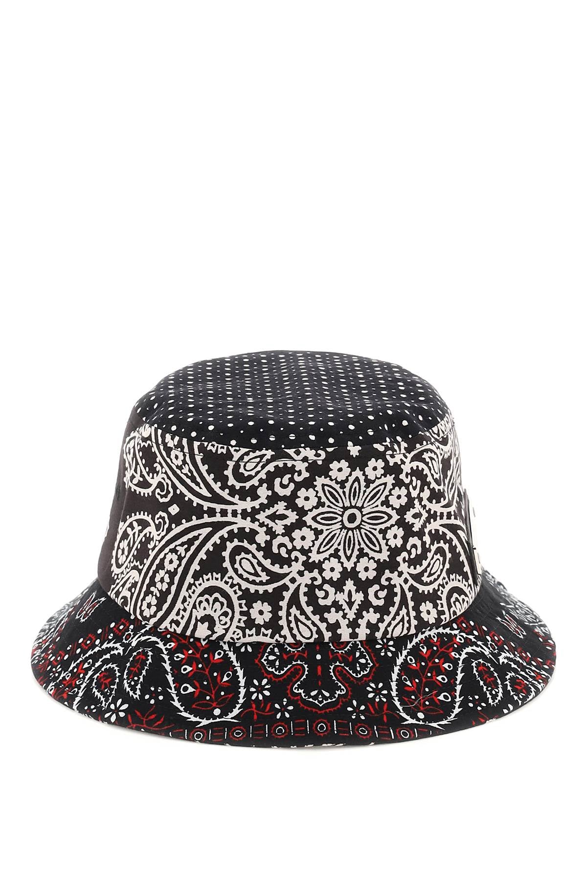 Bandana Bucket Hat  - Black