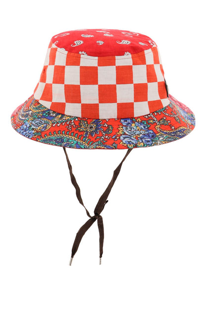 Bandana Bucket Hat  - Rosso