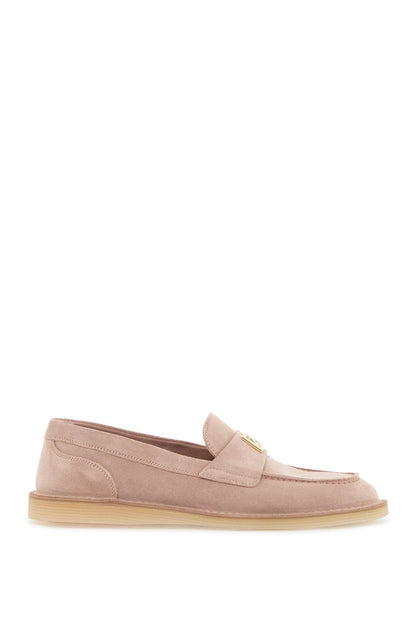 Suede Leather Moccas  - Pink