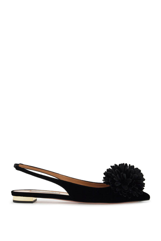 Velvet Slingback Coutur  - Black