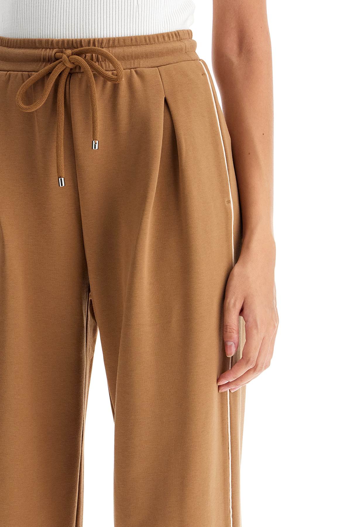 'curve' Joggers With  - Marrone