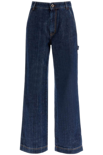 Davina Cargo Jeans  - Blue