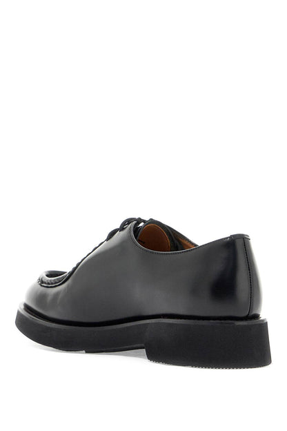 "nelly Brushed Leather Lace-up  - Black