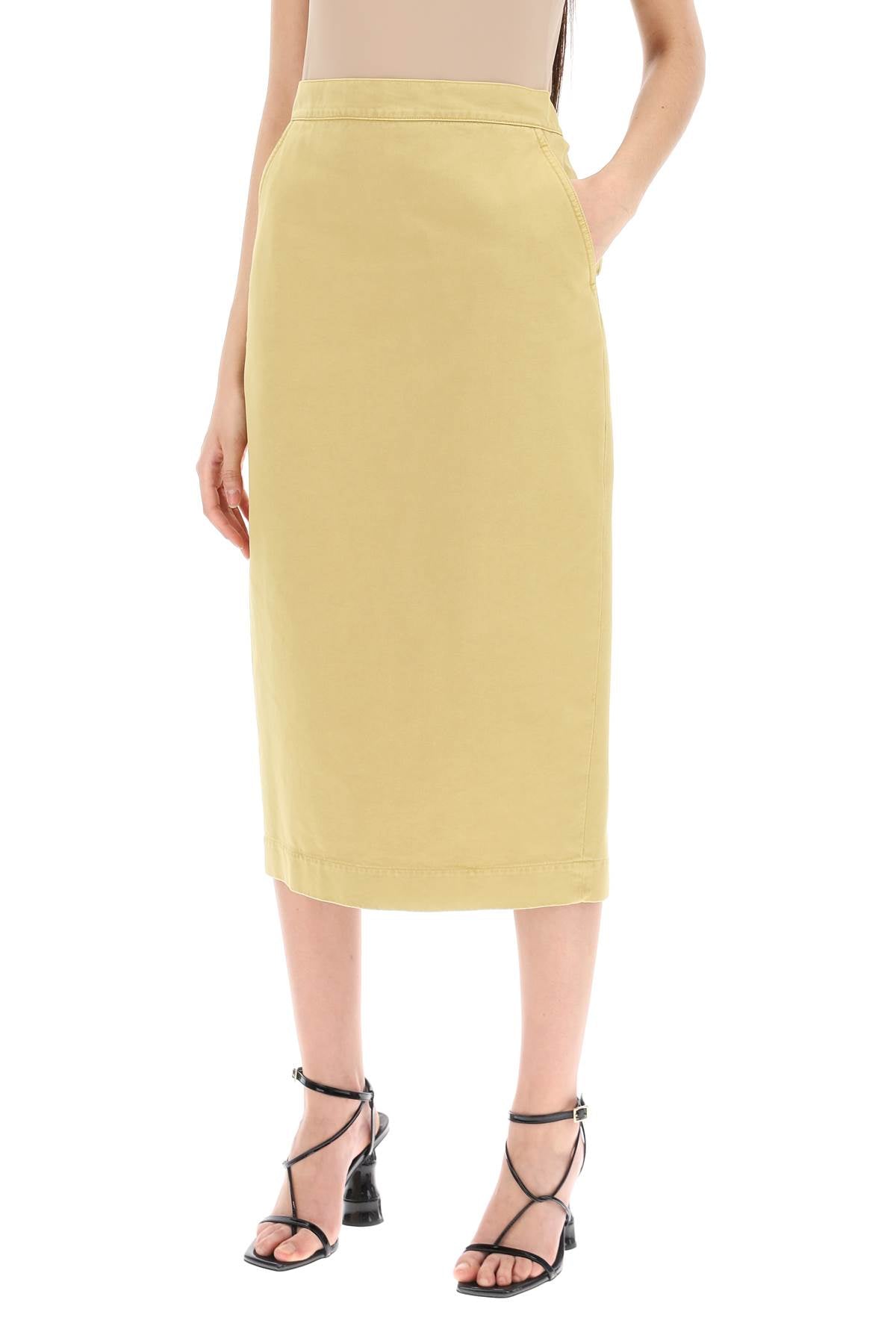 Denver Pencil Skirt  - Yellow