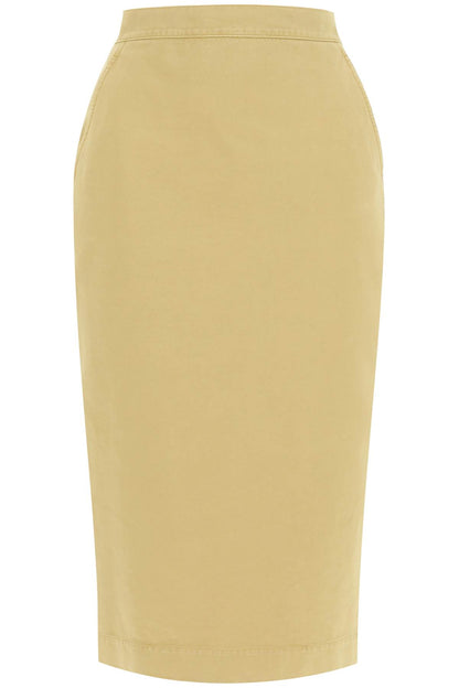 Denver Pencil Skirt  - Yellow