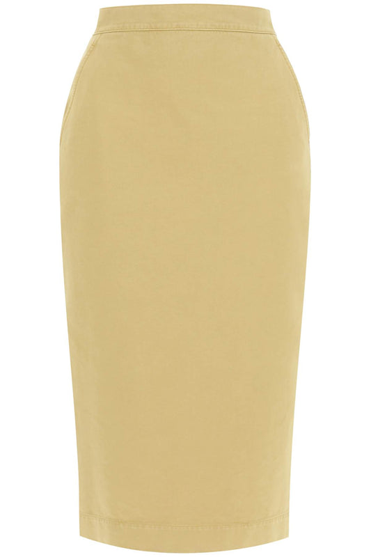 Denver Pencil Skirt  - Yellow