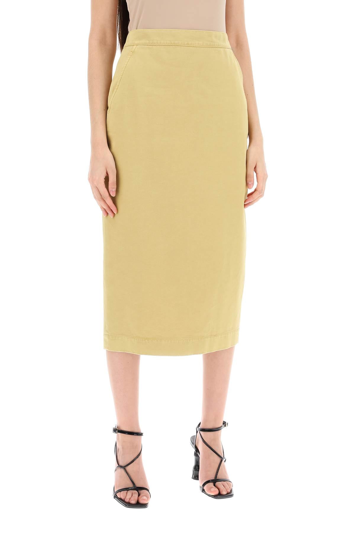 Denver Pencil Skirt  - Yellow