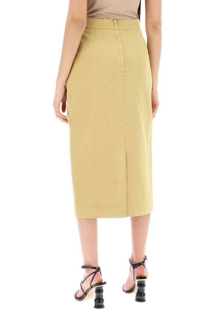 Denver Pencil Skirt  - Yellow