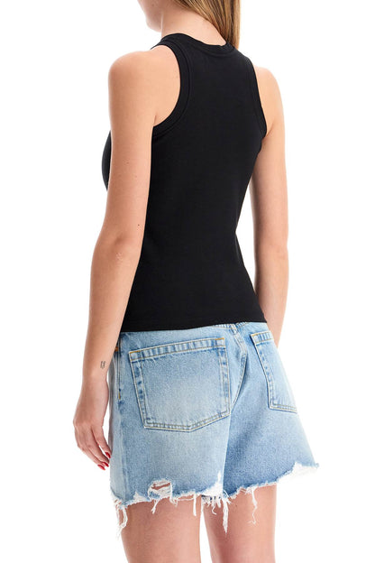 Sleeveless Top With Pb  - Black