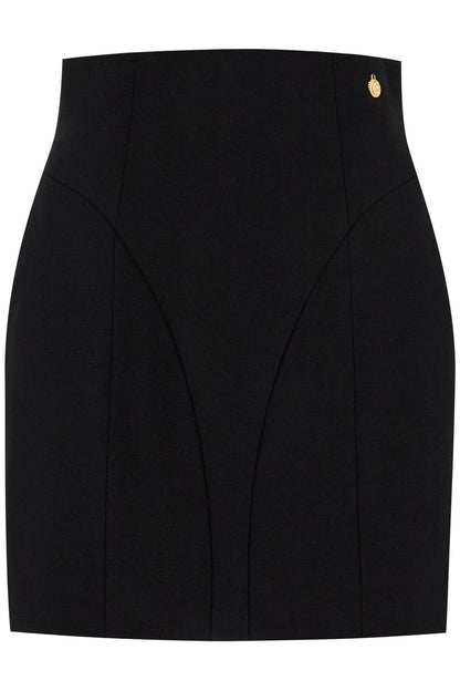 High-waisted Mini Skirt  - Black