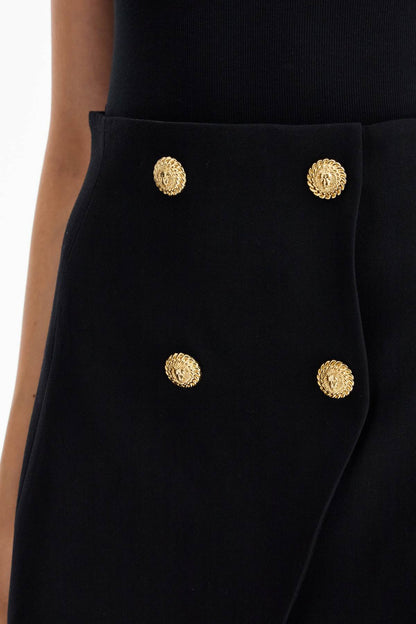 "mini Skirt In Grain De P  - Black