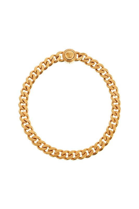 Chain Medusa Necklace  - Gold