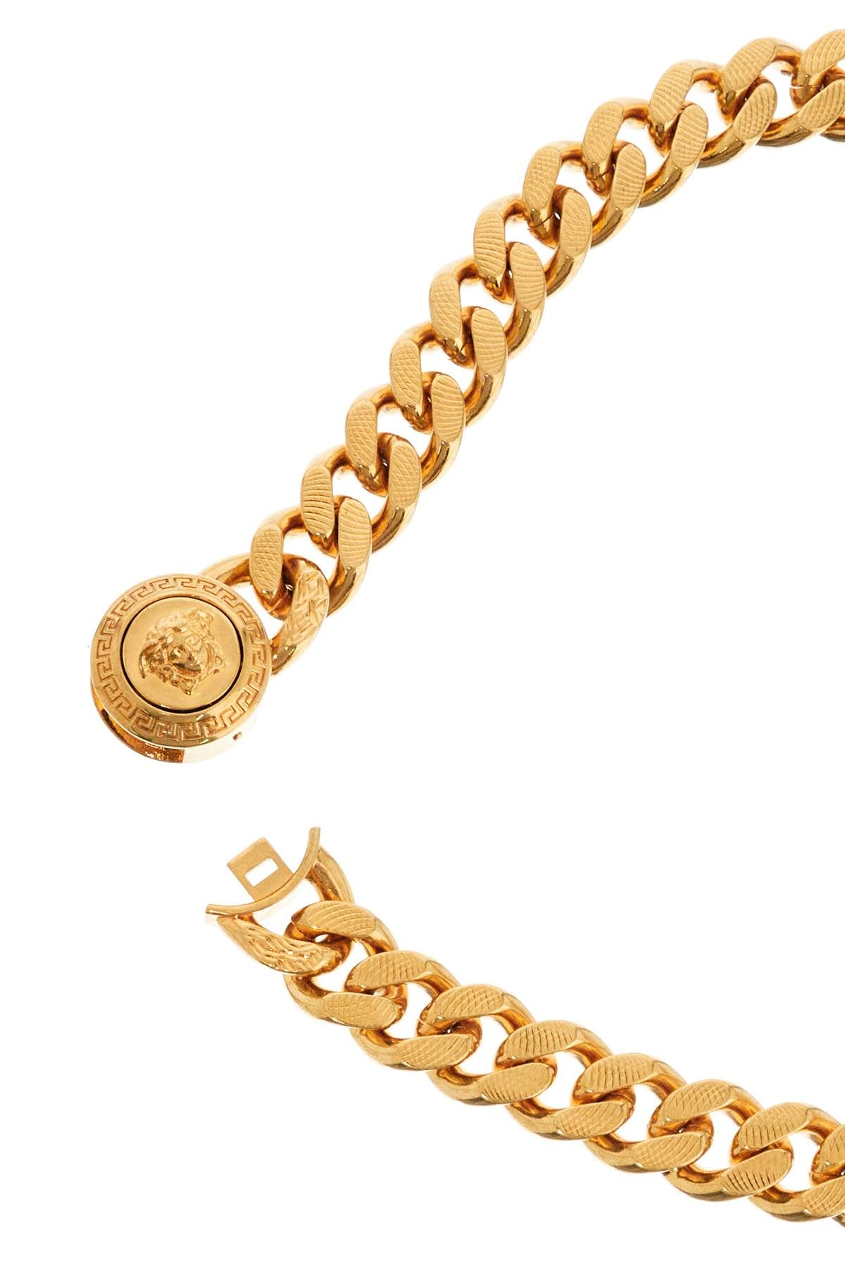 Chain Medusa Necklace  - Gold