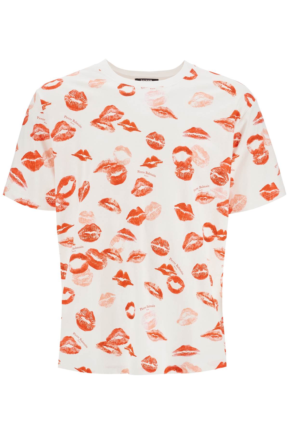 "kiss All Over Print T  - White