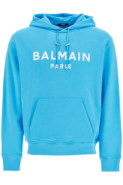 Hooded Sweatshirt With  - Light Blue