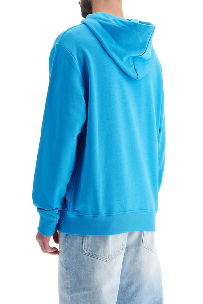 Hooded Sweatshirt With  - Light Blue