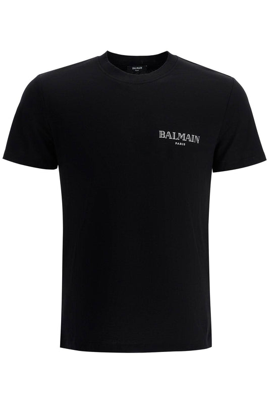 "vintage Balmain Logo Crewneck T  - Black