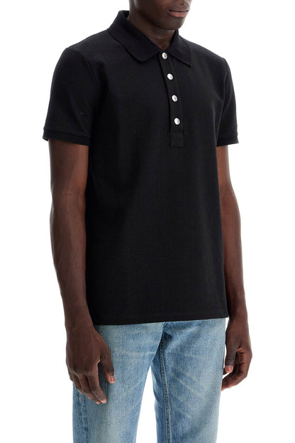 Polo Shirt With Pb Labyrinth Mon  - Black