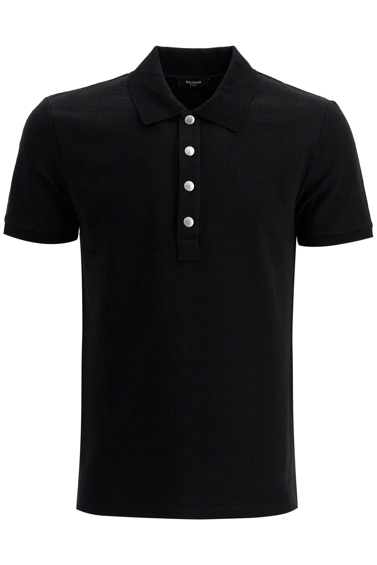 Polo Shirt With Pb Labyrinth Mon  - Black