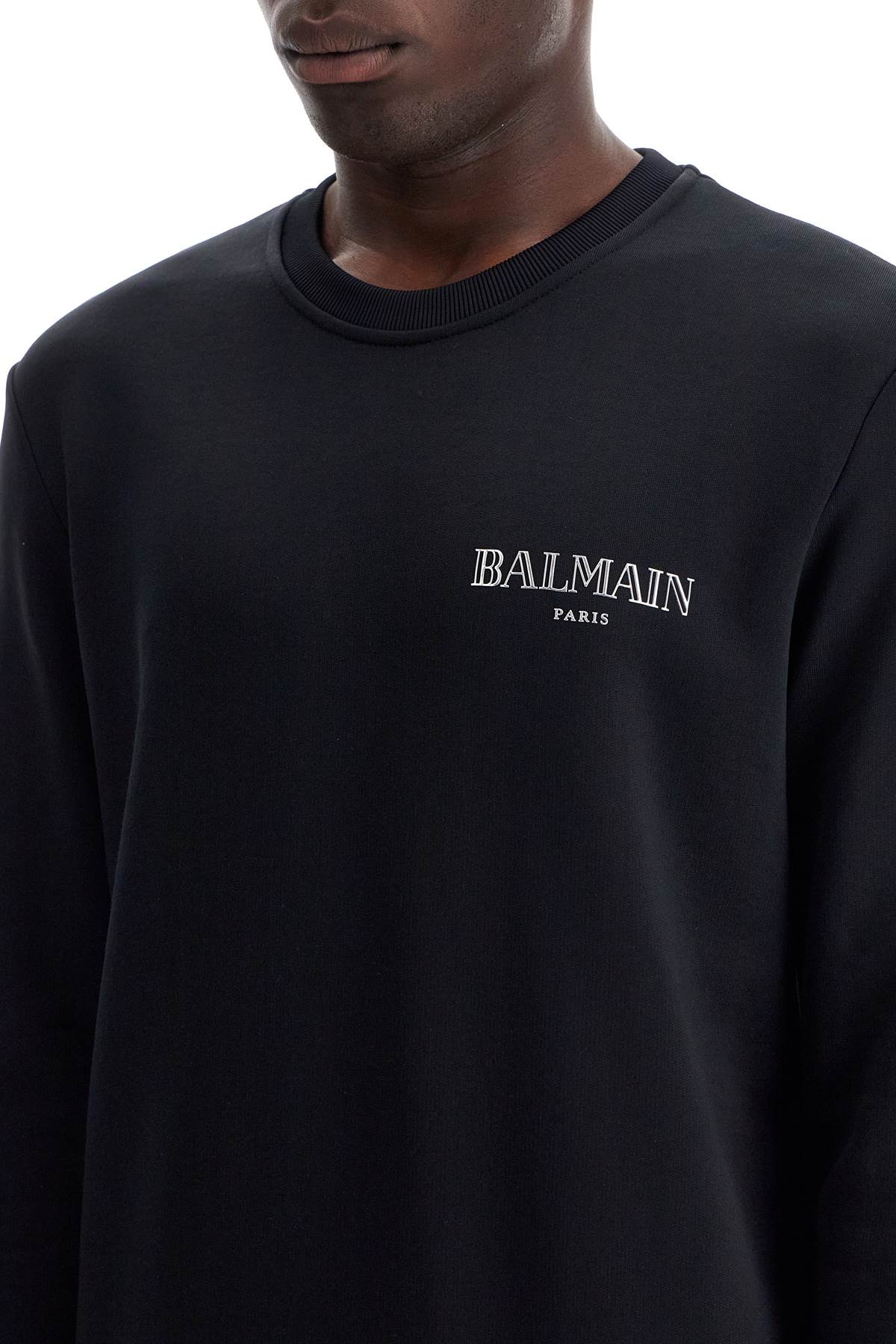 Vintage Balmain Crewneck Sweat  - Black