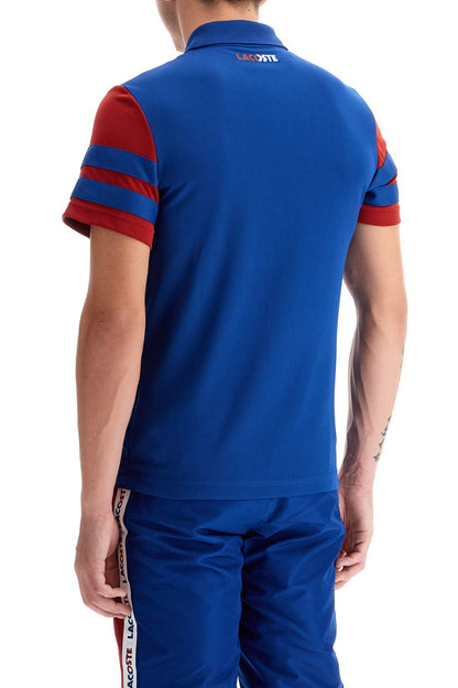 Ultra-dry Color Block Sports Polo  - Blue