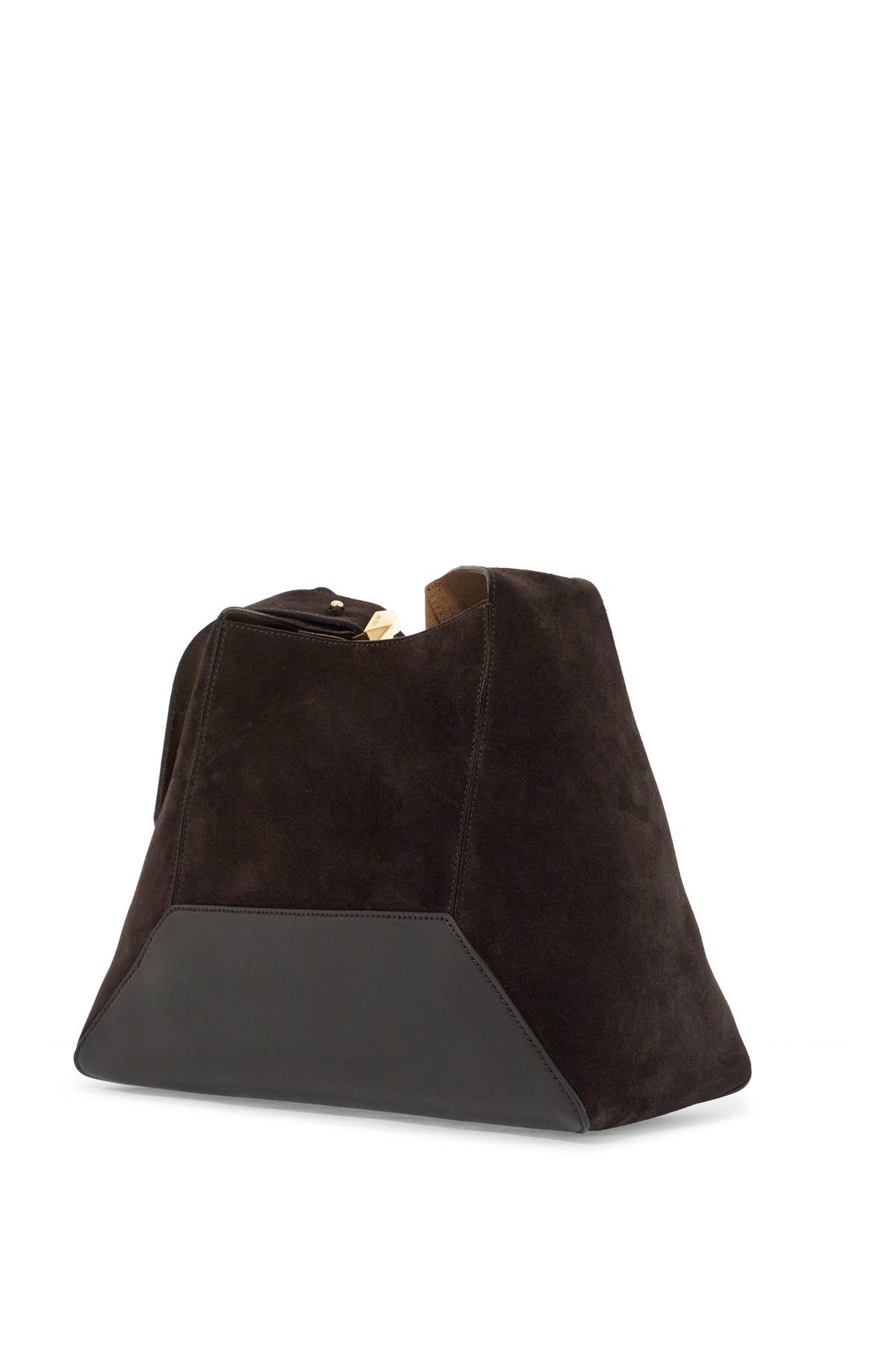 Diamond M Hobo Bag  - Brown