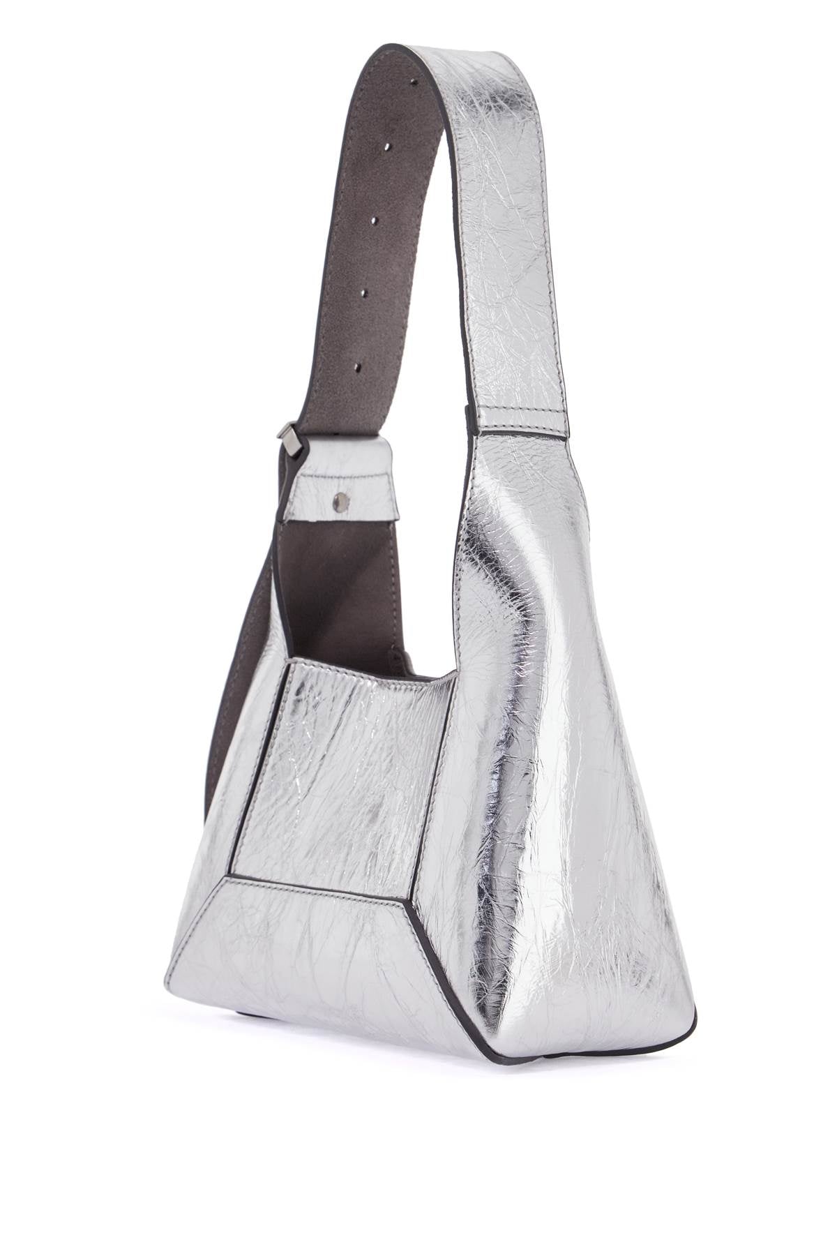 Uede\n\ndiamond Suede Hobo  - Silver