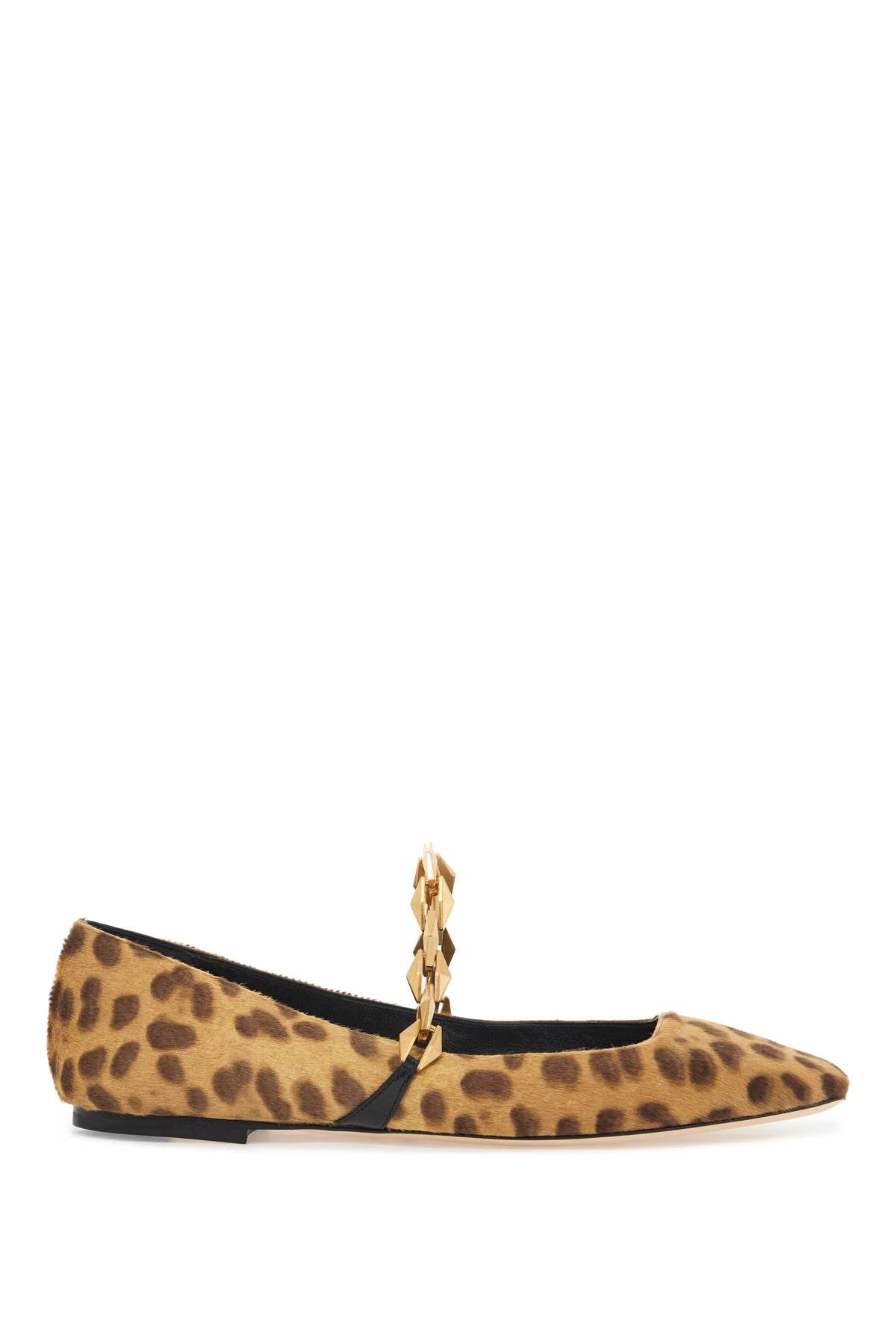 Leopard Print Tilda Ballerina  - Brown