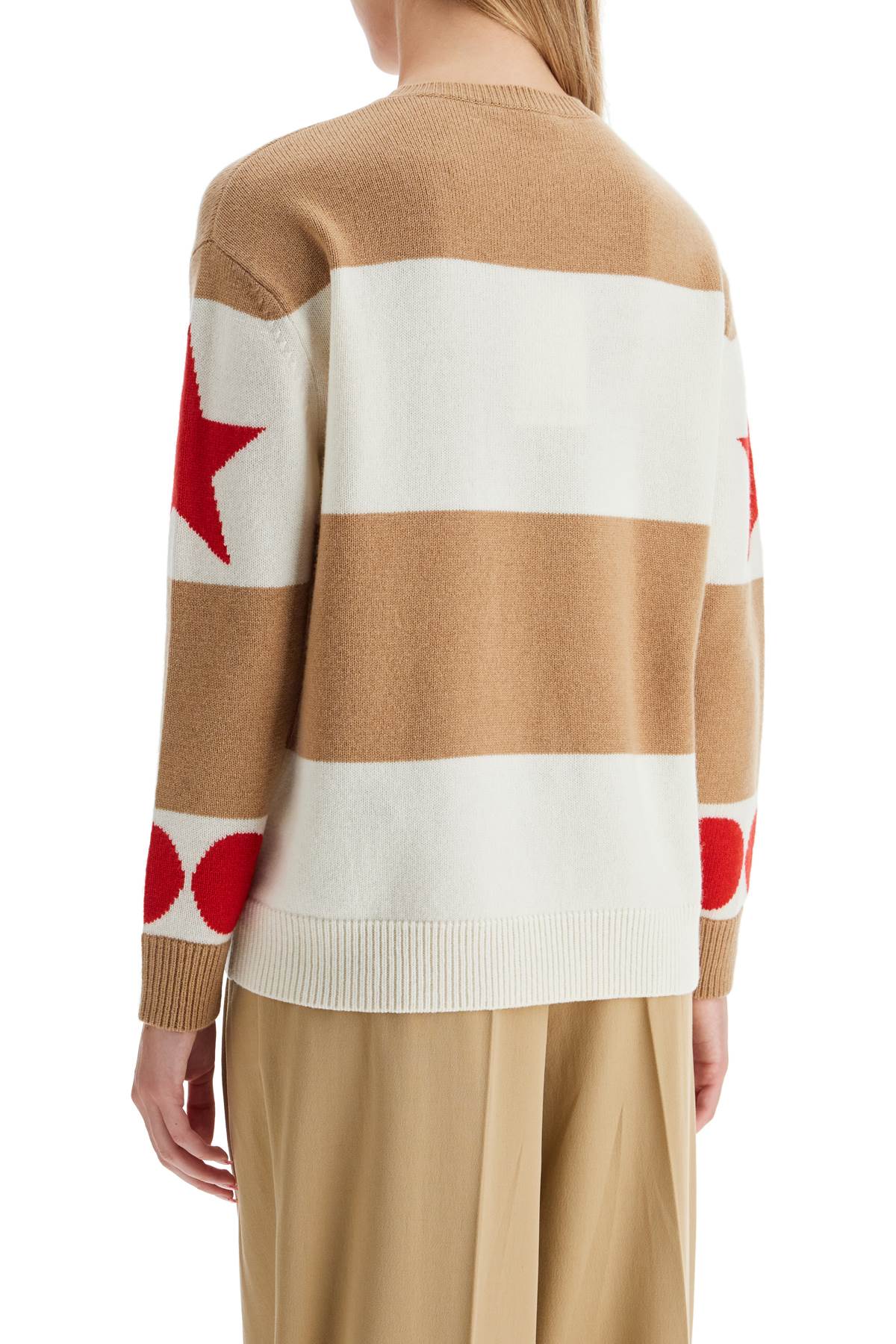 'wool And Cashmere Pullover  - Beige